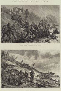 الفيضانات في التيرول بواسطة يوهان نيبوموك شونبيرج